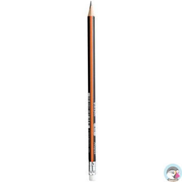 Ołówek drewniany z gumką Blackpeps B MAPED 851724