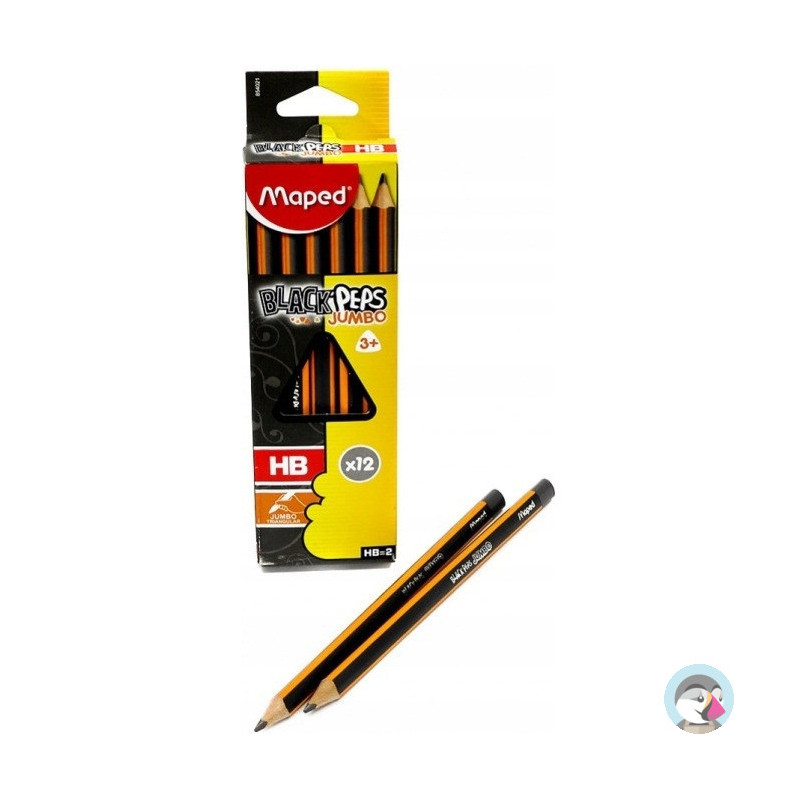 Ołówek BLACKPEPS JUMBO HB 854021 MAPED