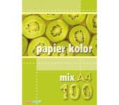 Papier ksero A4 80g KRESKA 100ark mix