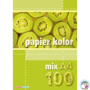 Papier ksero A4 80g KRESKA 100ark mix