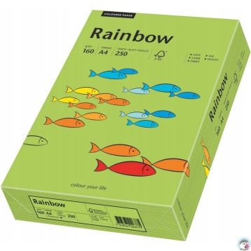 Papier ksero A4 160g RAINBOW R76 zielony 88042659