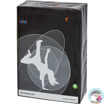 Papier ksero A4 80g MAESTRO COLOR B100 intensywny czarny 500ark