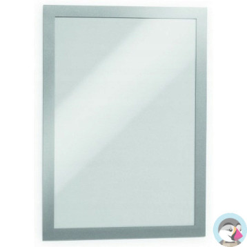 Ramki samoprzylepne DURAFRAME A4 (2sztuki) srebrne DURABLE 487223