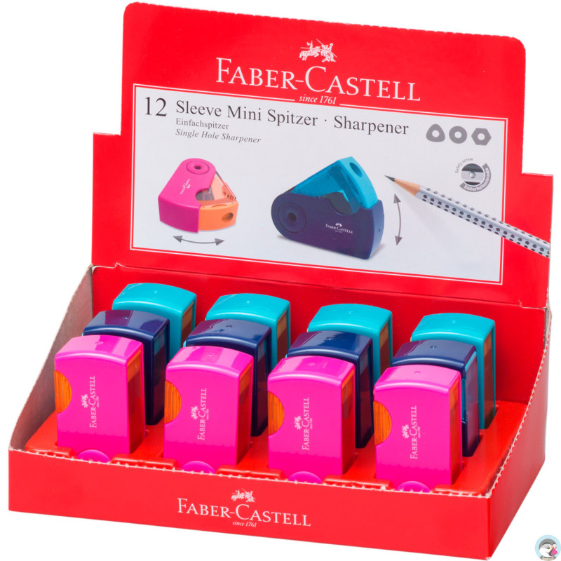 Temperówka SLEEVE MINI kolory TREND 182714 FABER-CASTELL