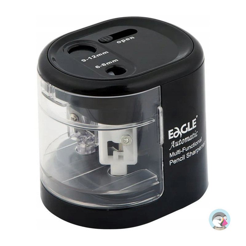 Temperówka na baterie lub USB dwa otwory EG-5161 czarna 130-1851 EAGLE