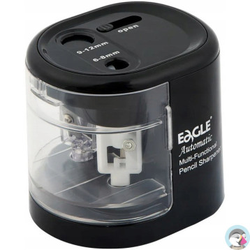 Temperówka na baterie lub USB dwa otwory EG-5161 czarna 130-1851 EAGLE