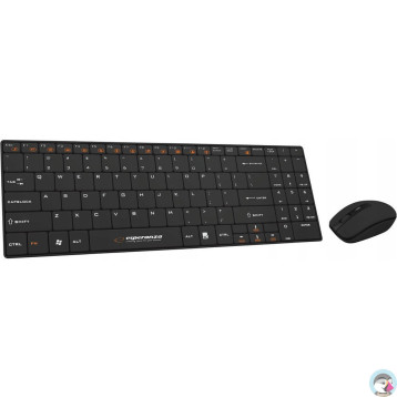 Klawiatura + mysz bezprzewodowa ESPERANZA LIBERTY czarna EK122K 2.4GHz