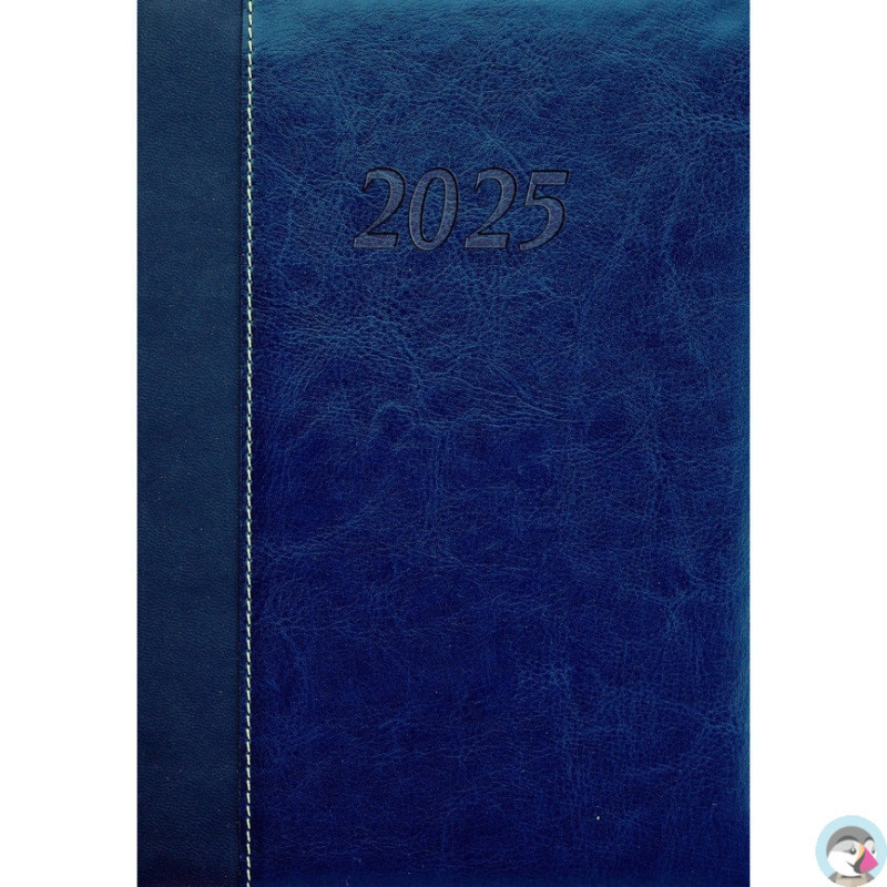 Terminarz A5 dzienny, okładka skóropodobna - szyta - wycinane registry K2 BESKIDY