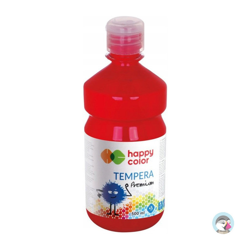 Farba TEMPERA Premium 500ml ciemnoczerwona HAPPY COLOR HA 3310 0500-26