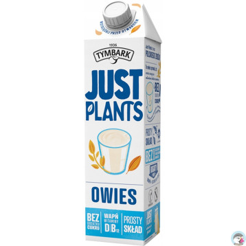 Napój TYMBARK Just Plants 1L owies Napój TYMBARK Just Plants 1L owies