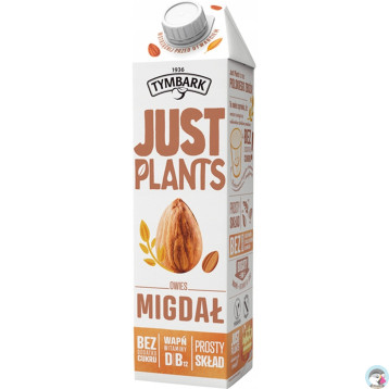 Napój TYMBARK Just Plants 1L owies migdał Napój TYMBARK Just Plants 1L owies migdał
