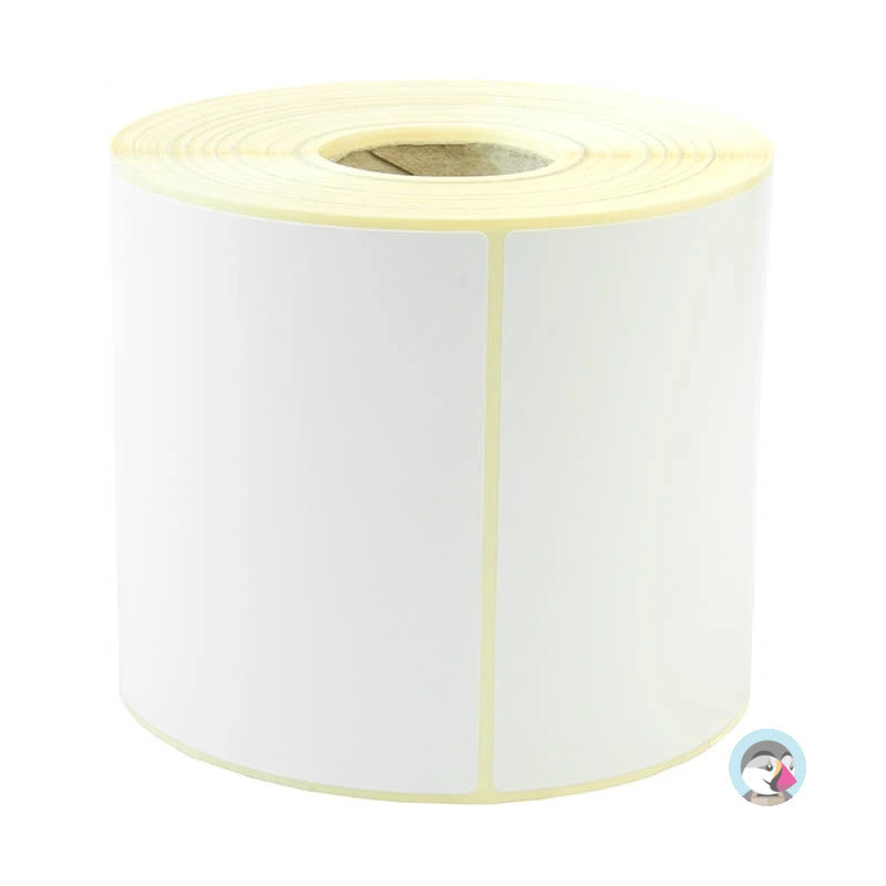 Etykieta termiczna na roli BULK 100x150mm (500szt) gilza 40mm eco/białe/zaokrąglone rogi