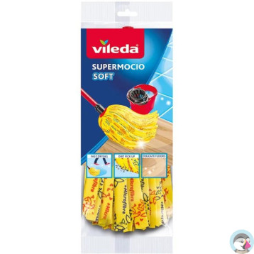Mop paskowy zapas VILEDA Super Mocio Soft V128263 Mop paskowy zapas VILEDA Super Mocio Soft V128263