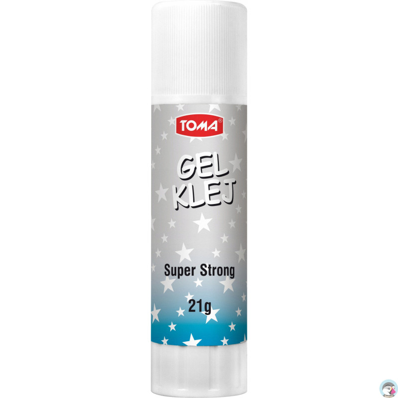 Klej żelowy w sztyfcie 21g transparentny TO-473 TOMA