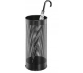 Stojak na parasole metalowy okrągły 28,5L czarny 335001 DURABLE
