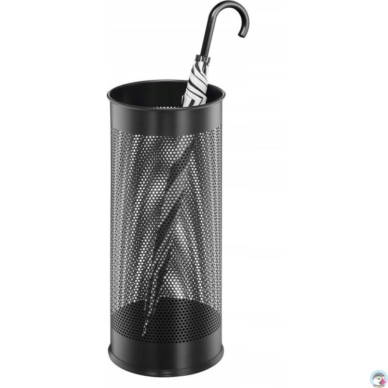 Stojak na parasole metalowy okrągły 28,5L czarny 335001 DURABLE