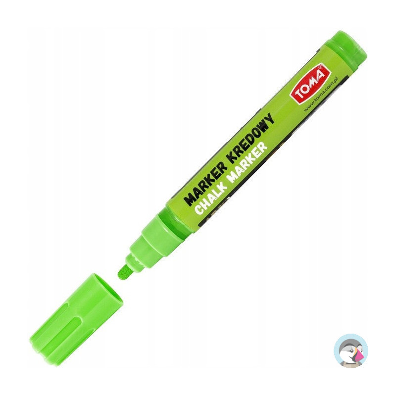 Marker kredowy końcówka 4.5mm zielony TO-292 42 TOMA