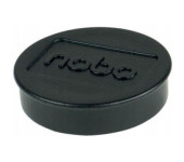 Magnesy do tablic 38 mm (2,5 kg), czarne (10szt.) 1915312 NOBO