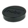 Magnesy do tablic 38 mm (2,5 kg), czarne (10szt.) 1915312 NOBO Magnesy do tablic 38 mm (2,5 kg), czarne (10szt.) 1915312 NOBO
