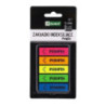 Zakładki indeksujące PET D.RECT 12x45mm 5x25szt PODPIS 110503 Zakładki indeksujące PET D.RECT 12x45mm 5x25szt PODPIS 110503