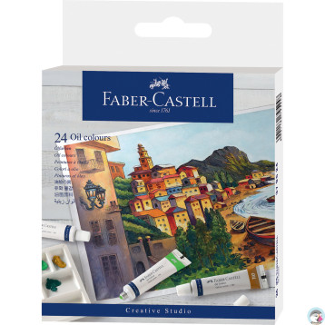 Farby olejne 24 kolory CREATIVE STUDIO tubki 9ml 379524 Faber-Castell