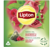 Herbata LIPTON PIRAMID (20 torebek) zielona Malina & Granat