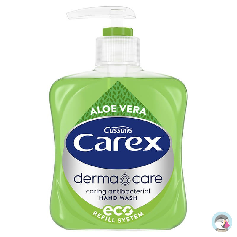 Mydło w płynie z dozownikiem CAREX 250ml. ALOE VERA
