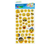 Naklejki emotki puffy 90x205mm 567336 CRAFT WITH FUN