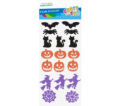 Naklejki piankowe Halloween mix 18szt. 572679 CRAFT WITH FUN