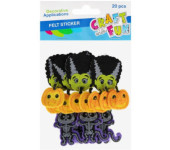 Naklejki filcowe Halloween mix 20szt. 572680 CRAFT WITH FUN