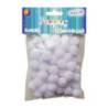 Pompony POM-401 białe 2cm op.60szt. Pompony POM-401 białe 2cm op.60szt.