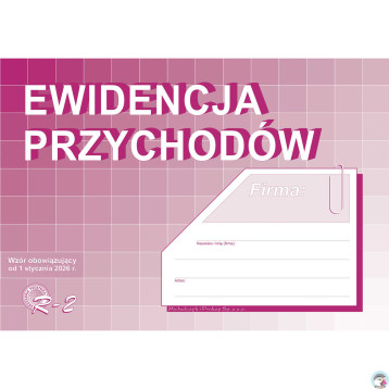 R-2 Ewidencja przychodu A4 (wzór obowiązujący od 2026) MICHALCZYK I PROKOP