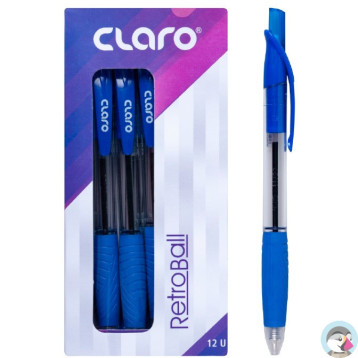 Długopis automatyczny CLARO RETRO BALL 0,7mm niebieski
