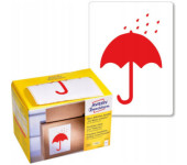 Etykieta ostrzegawcza CHRONIĆ PRZED WILGOCIĄ 74x100mm (200szt) 7252 AVERY ZWECKFORM