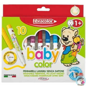 Mazaki BABYCOLOR 10 kol. FIBRACOLOR 977