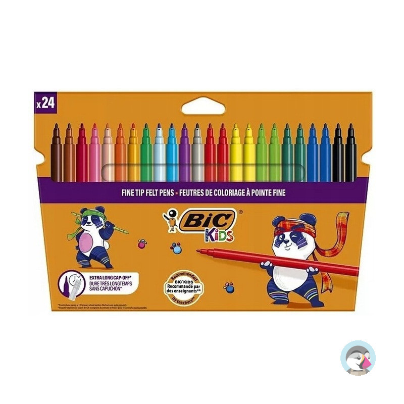 Flamastry BIC VISA KIDS 24 kolory 520046