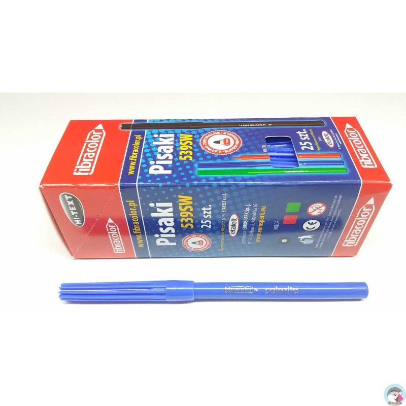 Flamastry FIBRACOLOR 539 (25) niebieskie