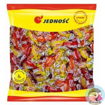 Cukierki TYCI karmelki twarde o smakach owocowych 1kg