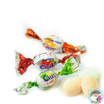 Cukierki JEDNOŚĆ CIUT pudrowe 1kg z witaminą C