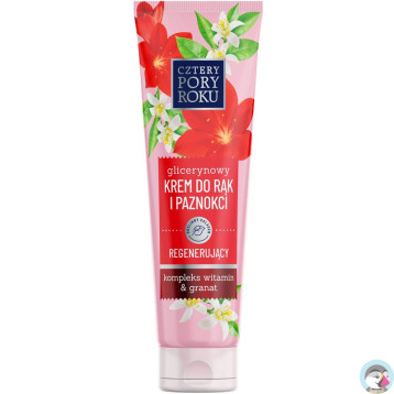 Krem do rąk CZTERY PORY ROKU 130ml Witaminy I Granat