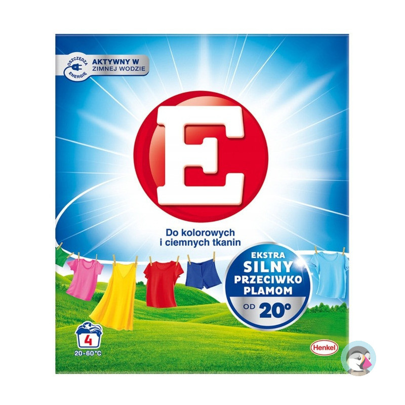 Proszek do prania E 220g do kolorowych i ciemnych tkanin