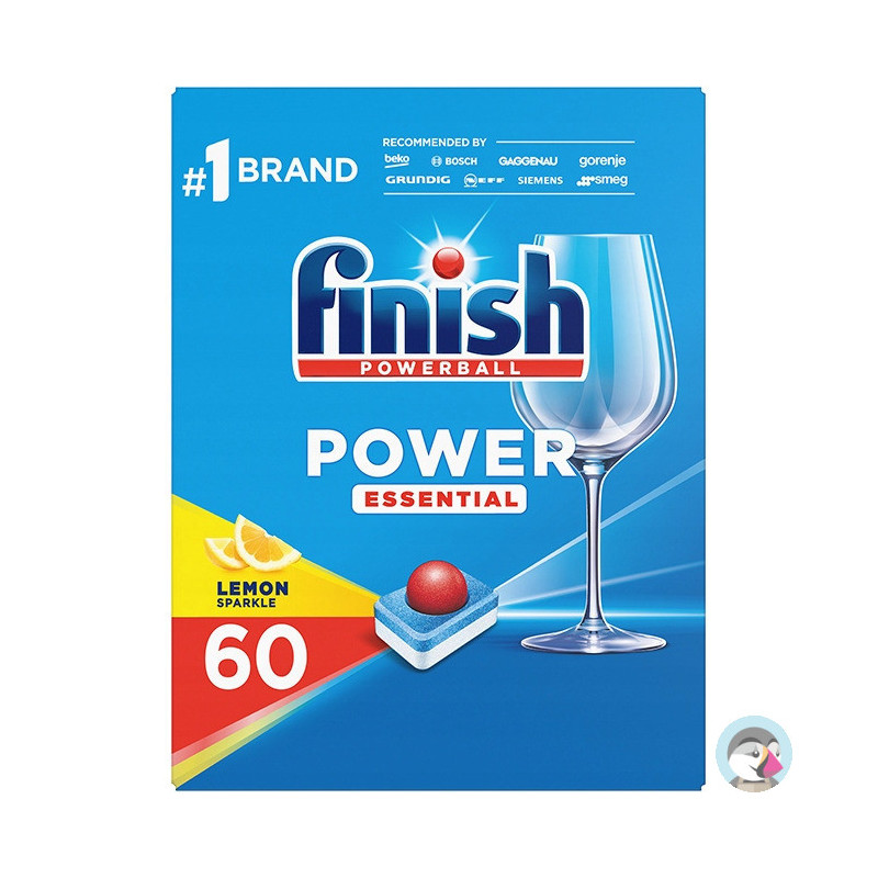 Kapsułki do zmywarki FINISH POWERBALL Quantum Lemon (60szt)