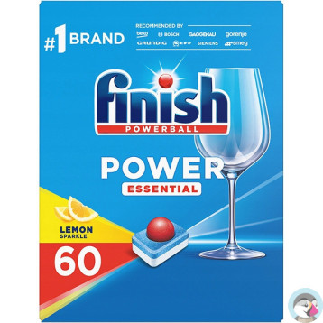 Kapsułki do zmywarki FINISH POWERBALL Quantum Lemon (60szt)
