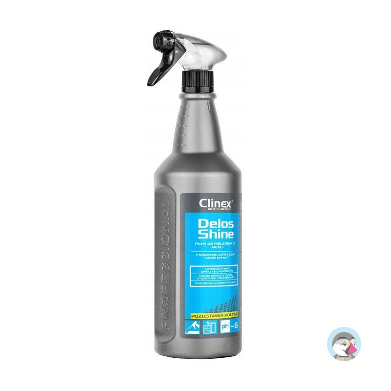 Płyn do mycia i pielęgnacji mebli z połyskiem Delos Shine 1L CL77145 CLINEX