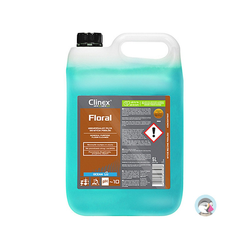 Płyn uniwersalny do mycia podłóg Floral Ocean 5L CL77891 CLINEX