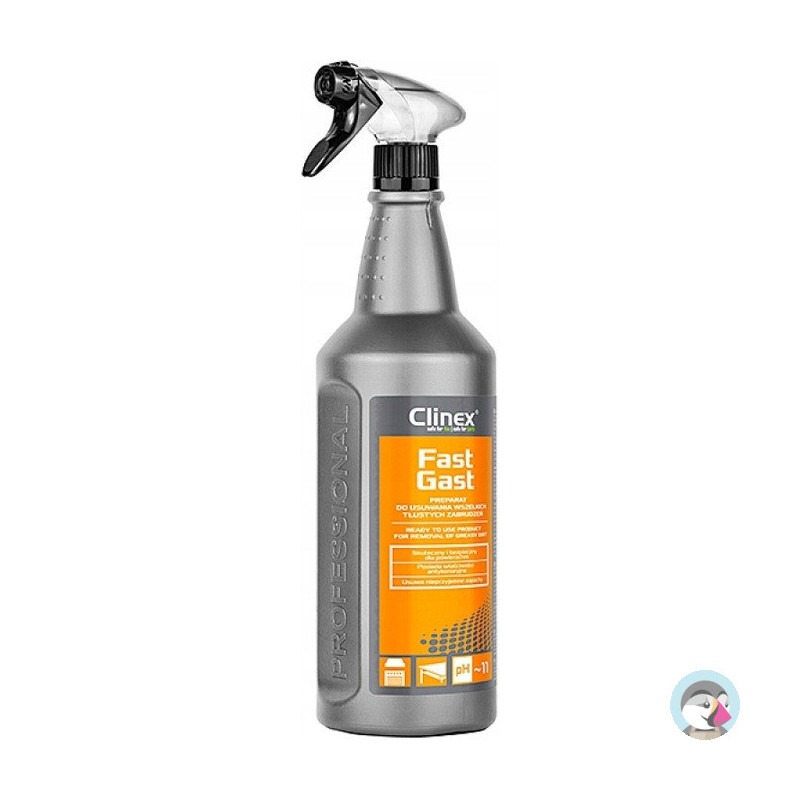 Preparat do usuwania tłustych zbrudzeń Fast Gast 1L CL77667 CLINEX