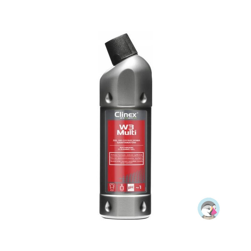 Koncentrat CLINEX do mycia sanitariatów i łazienek W3 MULTI 1L (CL77076)