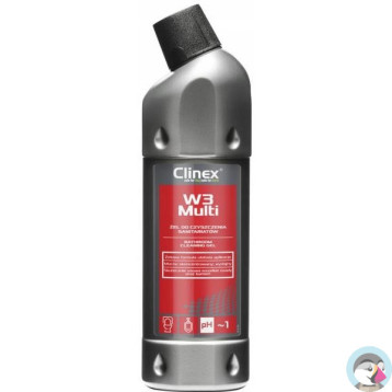 Koncentrat CLINEX do mycia sanitariatów i łazienek W3 MULTI 1L (CL77076)
