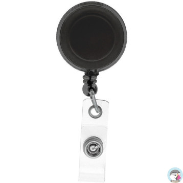 Mechanizm ściągający do identyfikatorów czarny 65cm K04.4569