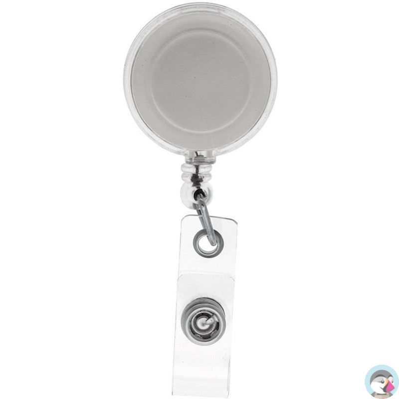 Mechanizm ściągający do identyfikatorów biały 65cm K04.4569